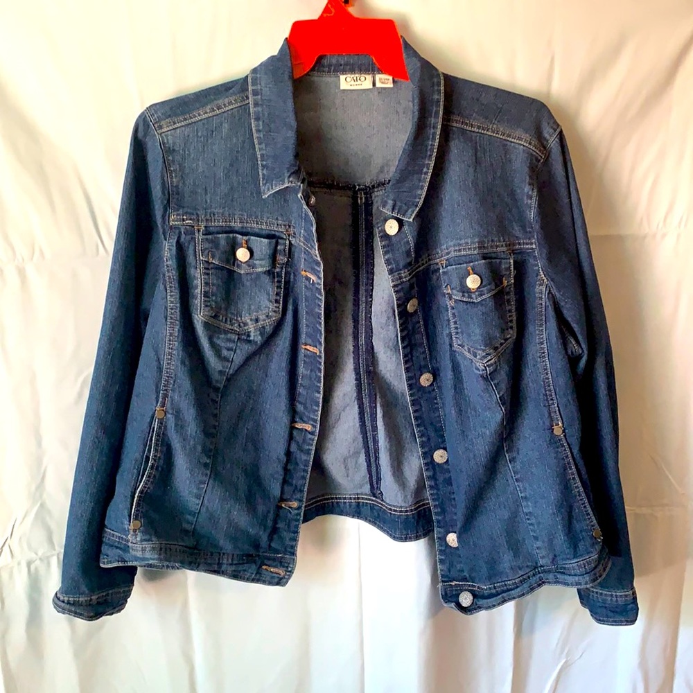🌹 Cato Jean Jacket 22/24W